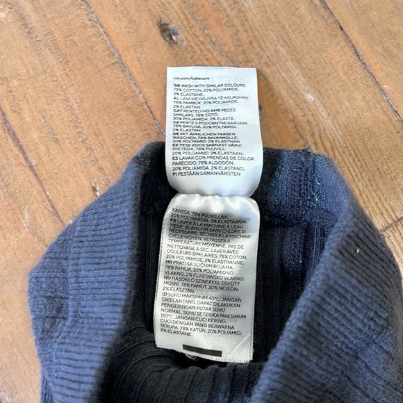 Set of two gray cable knit tights - Picture 7 of 7